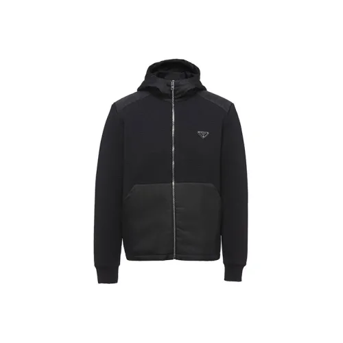 PRADA Jackets Men Black