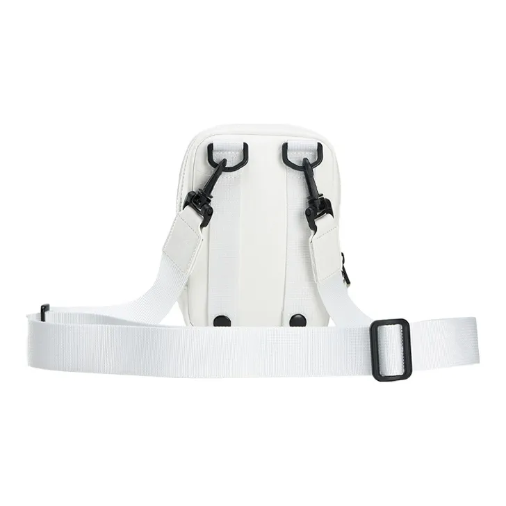 FILA Polyurethane Synthetic Leather Cell Phone Pouch, Shoulder Bag, Crossbody Bag Regular Unisex White-2