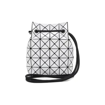 ISSEY MIYAKE Prism PVC Bucket Bags Crossbody Bag Shoulder Bag Women's White