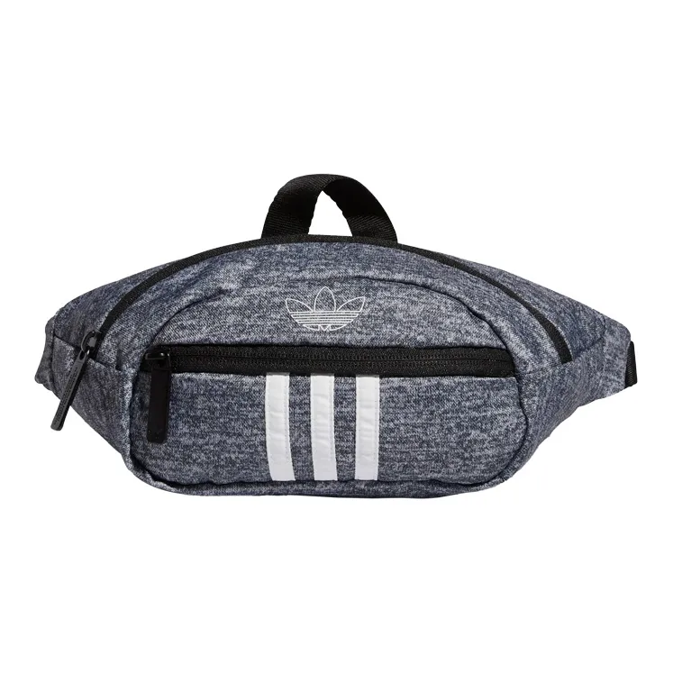 Adidas Originals Polyester Sling Bag Shoulder Bag Crossbody Bag Fanny Pack Unisex Gray-0