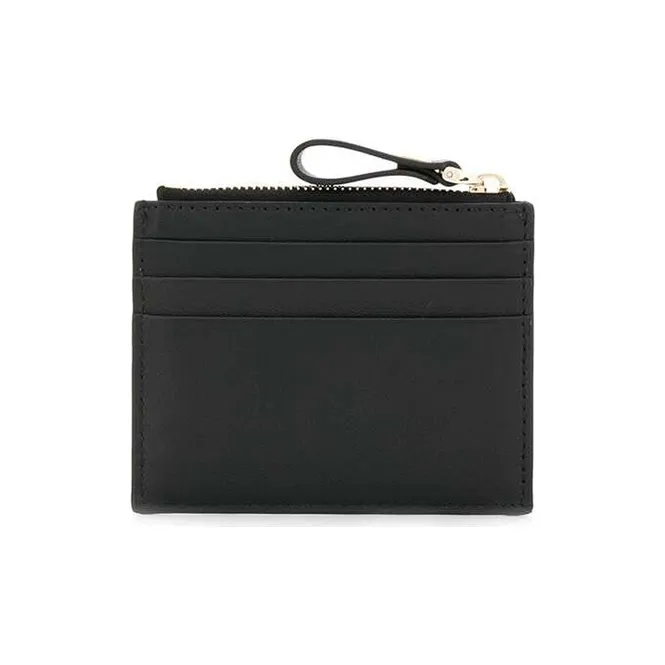 Valentino Calfskin Coin Purse Regular Women's Black-1