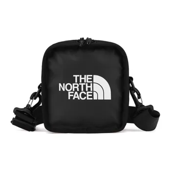 THE NORTH FACE PVC/Nylon Small Square Bag Cell Phone Pouch Shoulder Bag Crossbody Bag Regular Unisex Pure Black