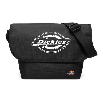 Dickies Polyester Messenger Bag Shoulder Bag Crossbody Bag Medium Size Unisex Black