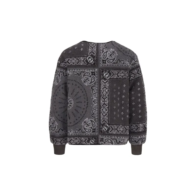 EVISU Velvet Jackets Men Gray-1