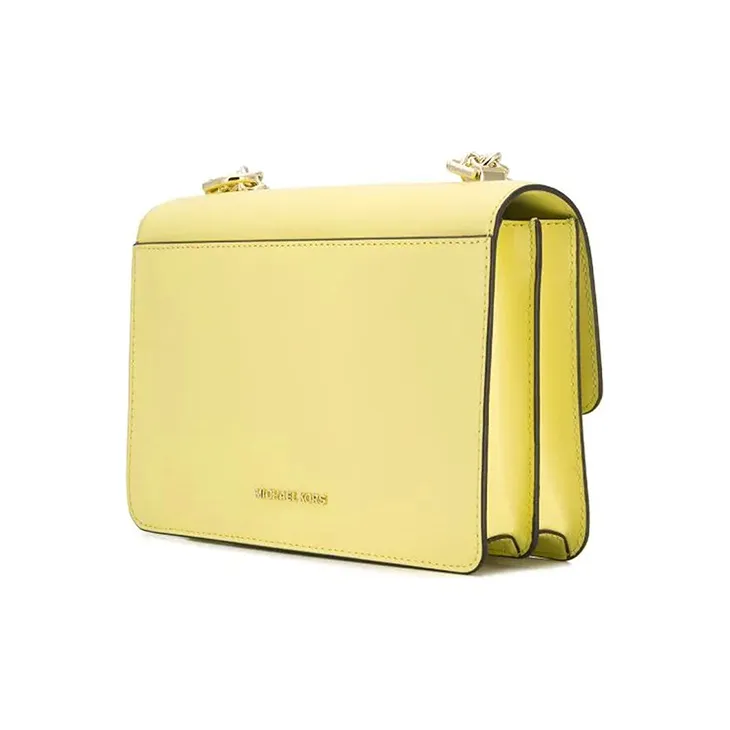 MICHAEL KORS MICHAEL KORS Handbag Collection Jade Leather Crossbody Bag Tubas Women's Yellow-1