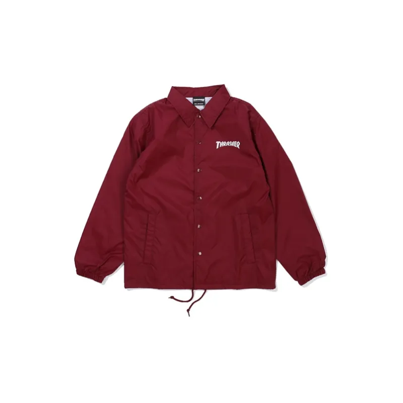 Thrasher Jacket Japan Version Unisex Burgundy-1