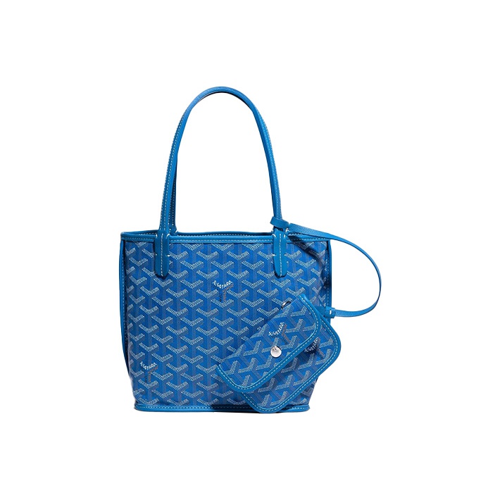 GOYARD Anjou Tote Mini Sky Blue - POIZON