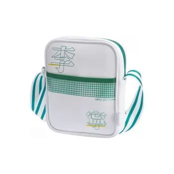 LiNing Fashion Week Collection Polyester Crossbody Bag Shoulder Bag Unisex White