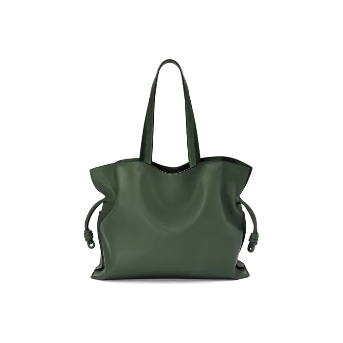 LOEWE Flamenco Nappa Cowhide Handheld Crossbody Bag Shoulder Bag Extra Large Women's Green-1