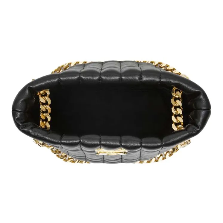 Burberry Lola Lola Bag Quilting Lambskin Bucket Bag Storage Bag Shoulder Bag Crossbody Bag Handbag Mini Women's Black-7
