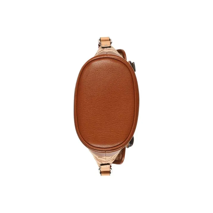 GUCCI Canvas With Leather Messenger Bag Shoulder Bag Crossbody Bag Regular Kids' Camel/Brown Beige-3