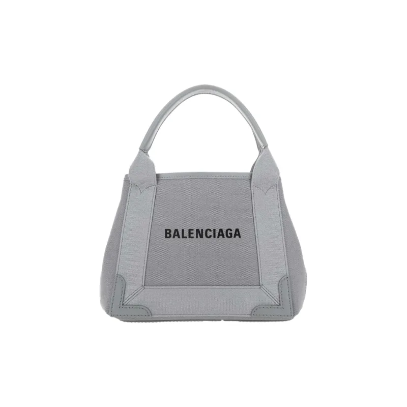 Balenciaga Cotton Handbag Mini Women's Gray-0