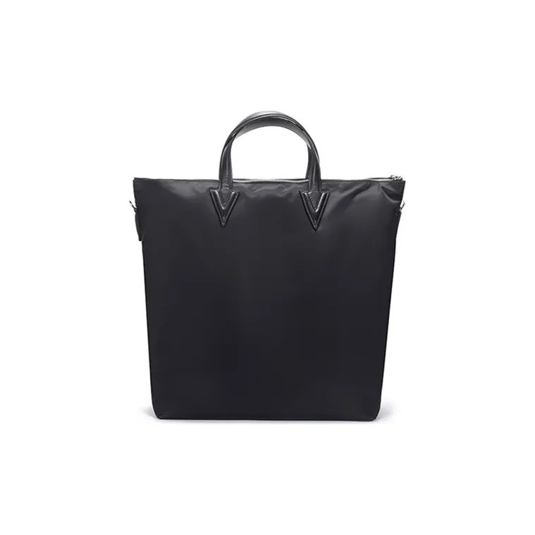 VERSACE VERSACE Nylon Fabric Tote Bag Shopping Bag Handbag Crossbody Bag Shoulder Bag Regular Men's Black-3