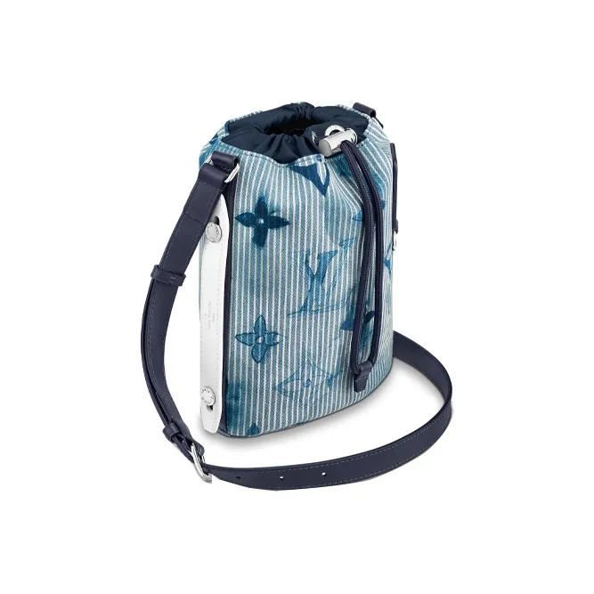 LOUIS VUITTON Sac Marin Mini Hickory Stripes Denim-1
