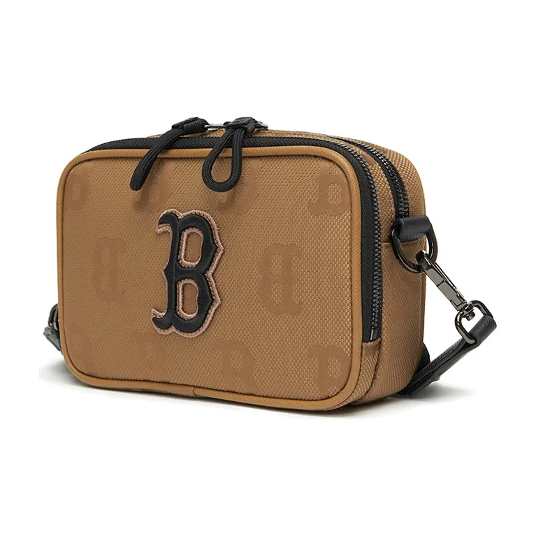 MLB Polyamide Combo Bag, Camera Bag, Shoulder Bag, Crossbody Bag Regular Unisex Coffee-1