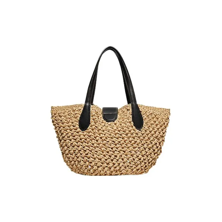 COACH Cellulose Material Tote Bag, Shopping Bag, Shoulder Bag, Handbag Medium Size Women's Brass-2