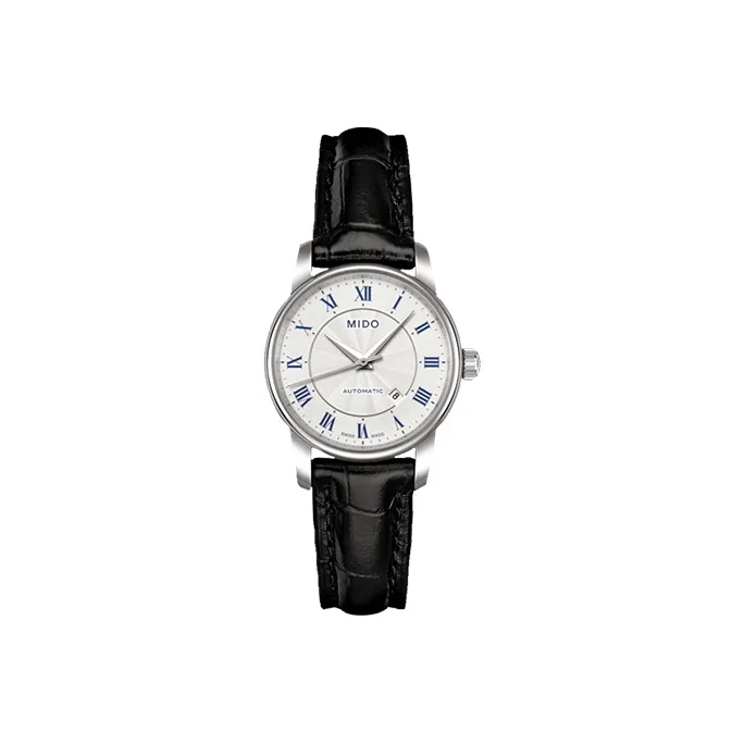 MIDO Baroncelli Collection Automatic Mechanical Movement Unisex Watch 29mm White Dial-2