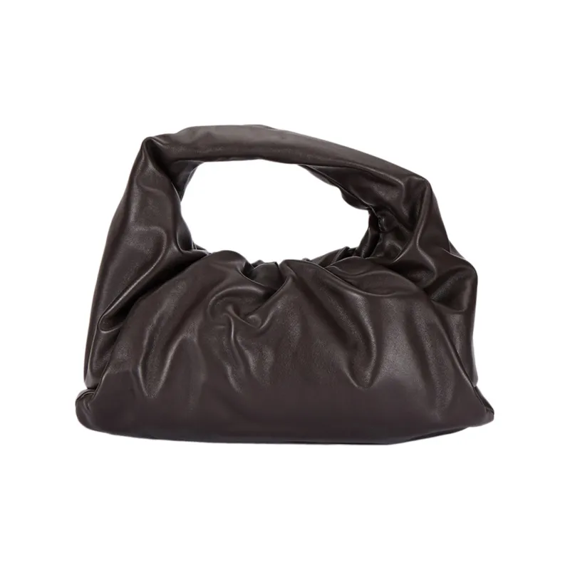 Bottega Veneta Calfskin Cloud Bag Handbag Regular Women's Brown-2