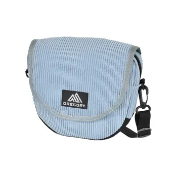 GREGORY Nylon Shoulder Bag Crossbody Bag Regular Unisex Light Blue/Dark Charcoal