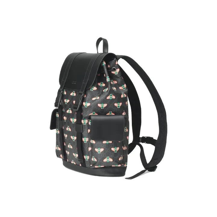 GUCCI Bestiary Bees Backpack Black-1
