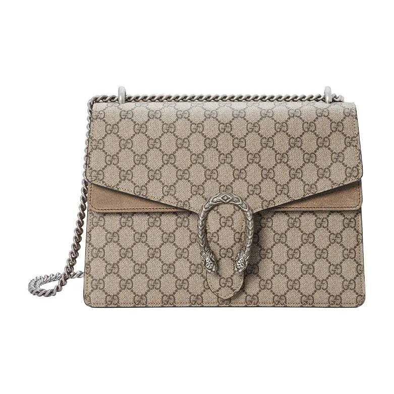 GUCCI Dionysus Canvas With Leather Shoulder Bag, Crossbody Bag Women's-0