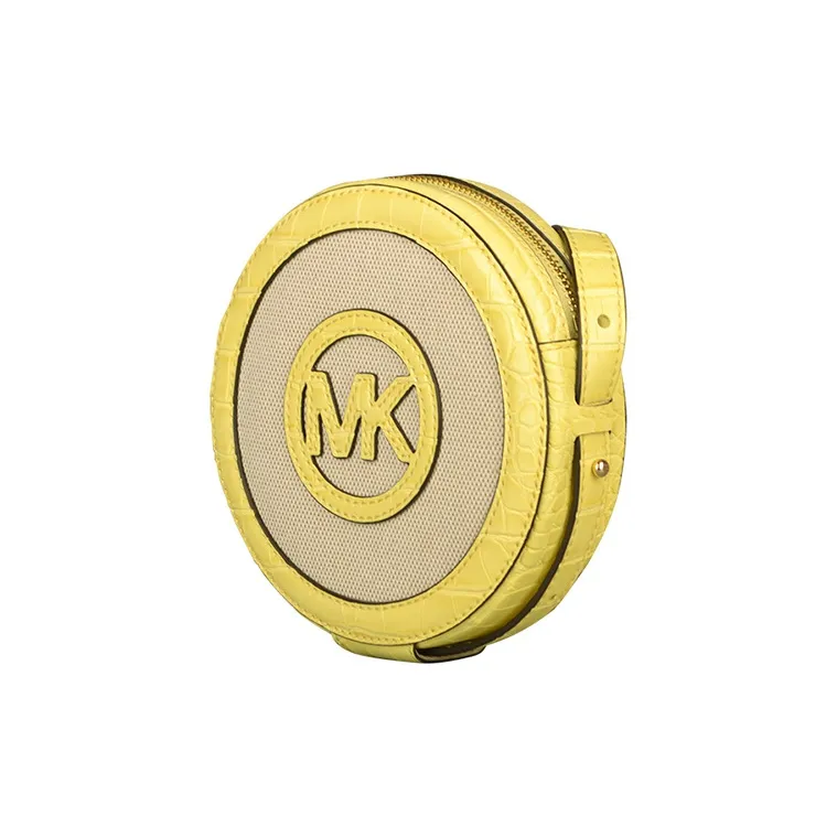 MICHAEL KORS Leather Crossbody Bag Women's Mango Yellow Multicolor-1