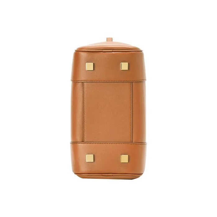 LOEWE Amazona 19 Square Bag In Nappa Calfskin Warm Desert-3