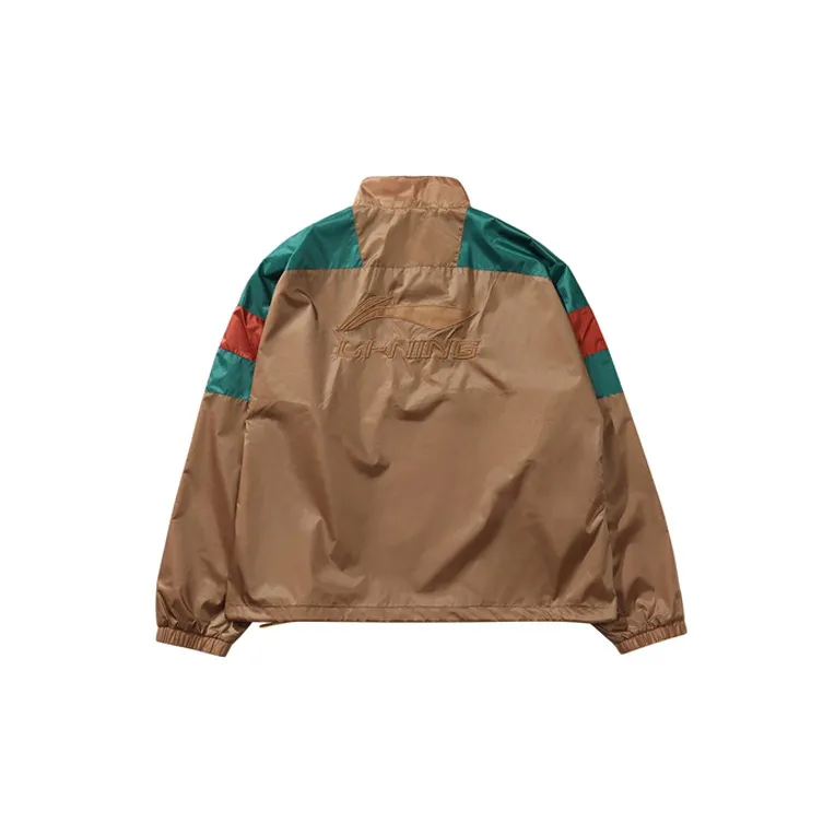 LiNing Jackets Men Tiger Pupil Umber Green-1