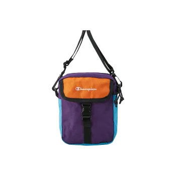 Champion Canvas Crossbody Bag Regular Unisex Multicolor Patchwork