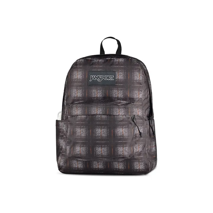 JanSport Polyester Backpack Regular Unisex 7X3 Black Plaid-1