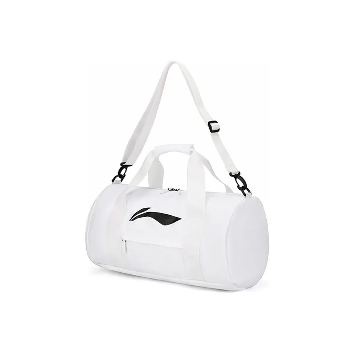 LiNing Badminton Series Polyester Training Bag Gym Bag Unisex White-2