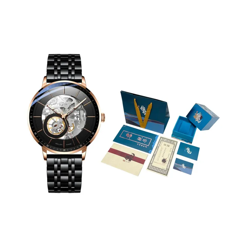 SOLLEN Automatic Mechanical Movement Watch Men's Watches Cut-Out Dial SL316-8