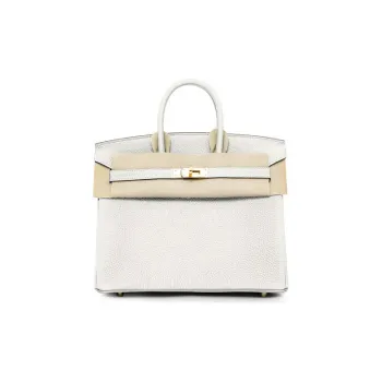 HERMES Birkin Togo Calfskin Cow Leather Birkin Bag Handbags Women's 10 Craie Milkshake White