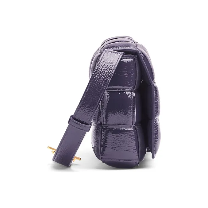 Bottega Veneta Padded Cassette Intrecciato Raisin-3