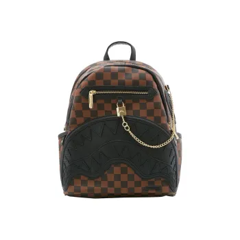 SPRAYGROUND PVC Backpack Medium Size Unisex Brown