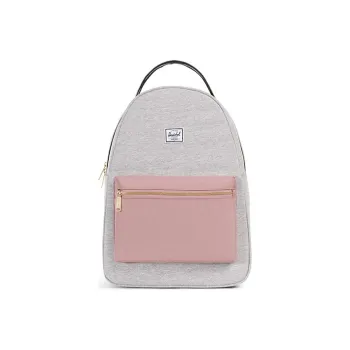Herschel Polyester Backpack Medium Size Women's Gray Pink