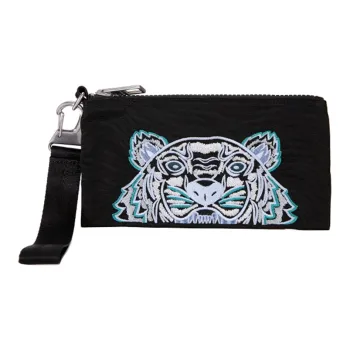 KENZO Tiger Canvas Clutch Men's Black