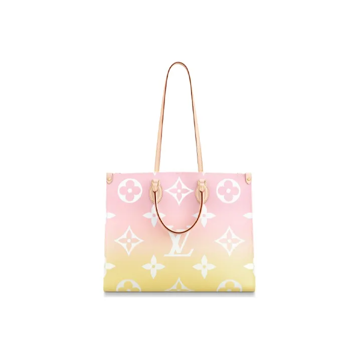 LOUIS VUITTON Onthego Gradient Pastel Gm Light Pink-3