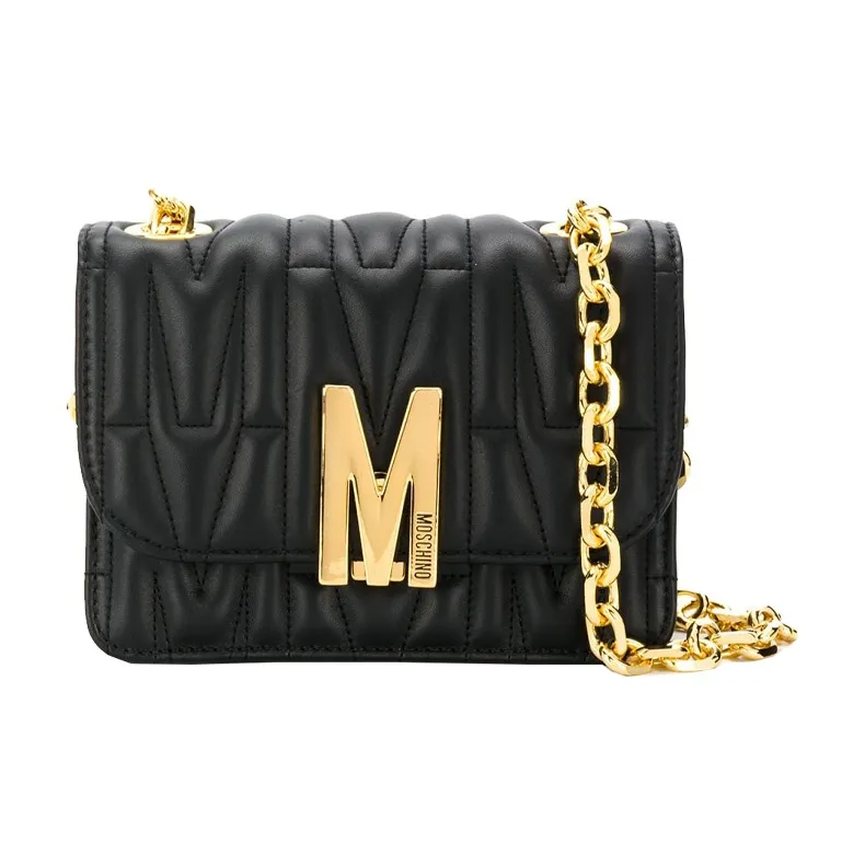 Moschino Logo Plaque Shoulder Bag-0