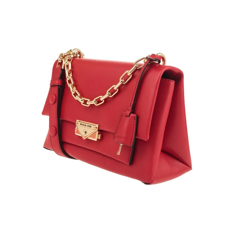 MICHAEL KORS Cece Leather Crossbody Bag, Shoulder Bag Medium Size Women's Red-1