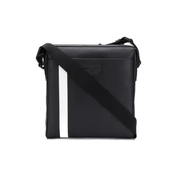 BALLY PVC Messenger Bag Shoulder Bag Men's Black