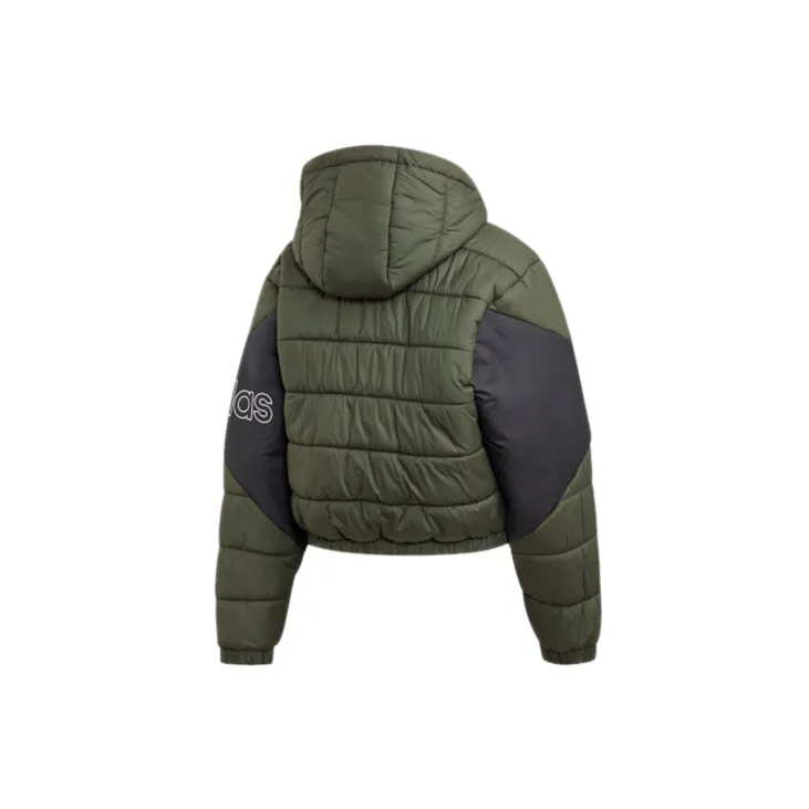 Adidas Originals Puffer Jackets Women's Basic Green-1