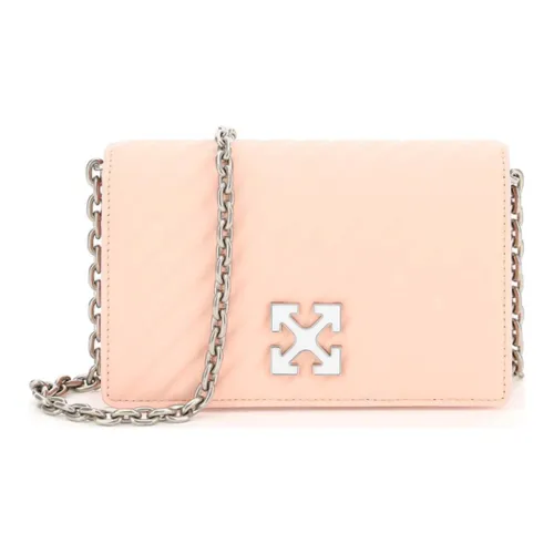 OFF-WHITE Jitney 0.5 Quilted Crossbody Pink