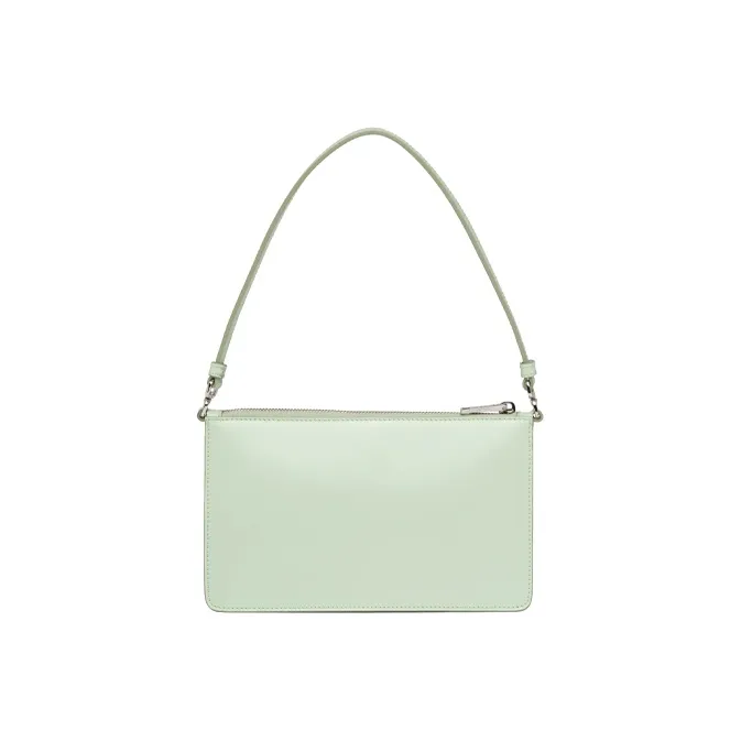 PRADA Leather Handbag Mini Women's Mint Green-2
