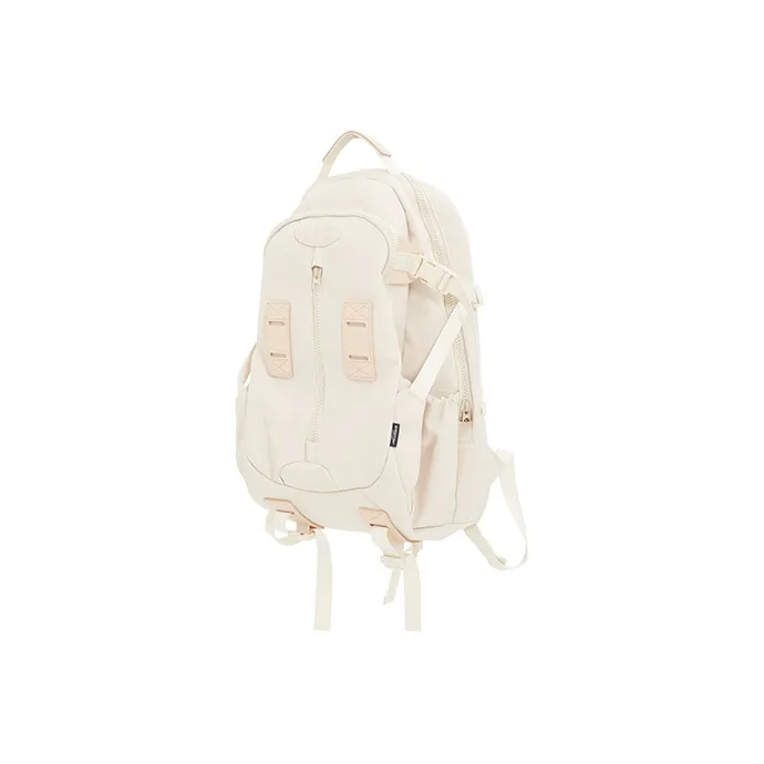 MYEDITION Laptop Bag Backpack Oxford Ecru Unisex-2