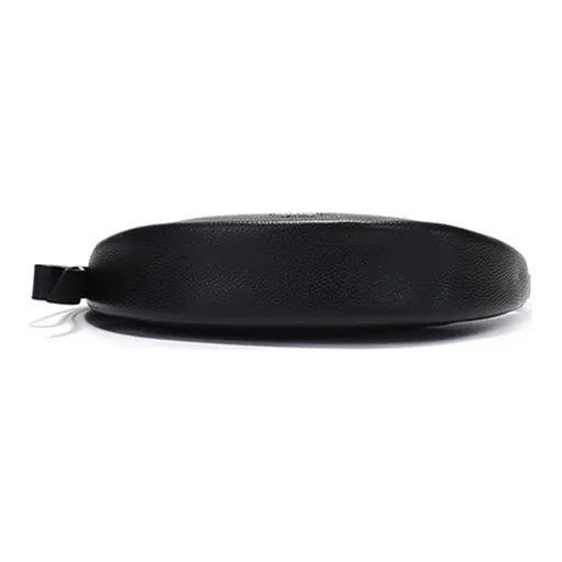 Kate Spade Smile Cow Leather Shoulder Bag, Crescent Bag, Shoulder Bag Small Size Women's Black-4