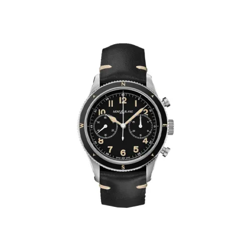 MONTBLANC Automatic Mechanical Movement Men's Watches Watch 42mm Black Dial Stainless Steel Case