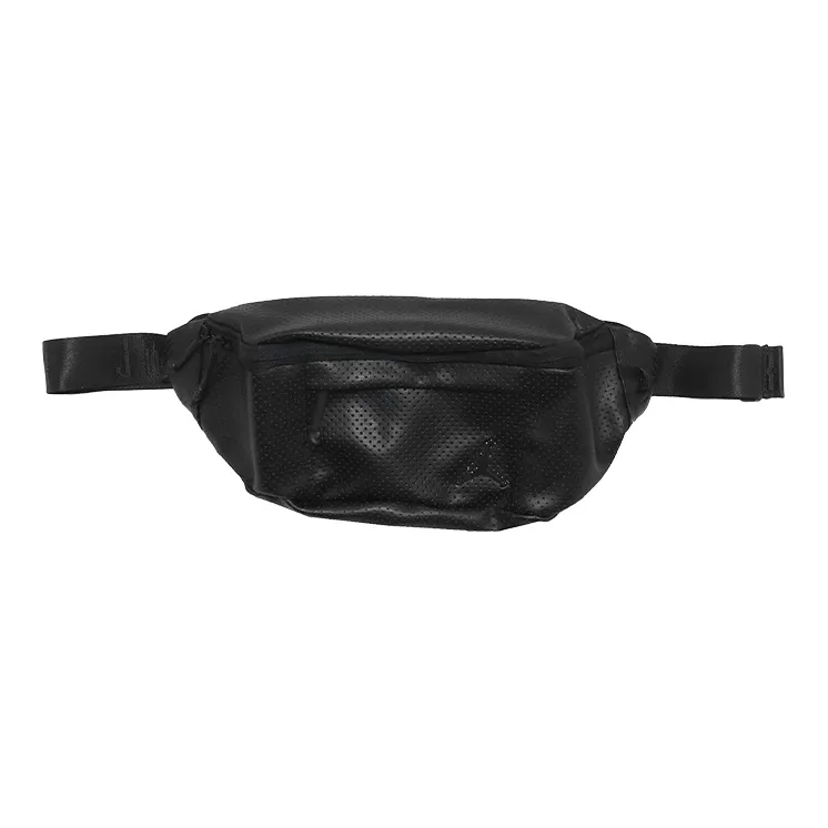 Jordan Leather Sling Bag, Crossbody Bag, Fanny Pack Regular Unisex Black-1
