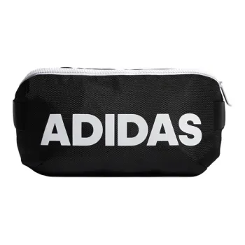 Adidas Polyester Crossbody Bags Fanny Pack Regular Unisex Black/White Logo