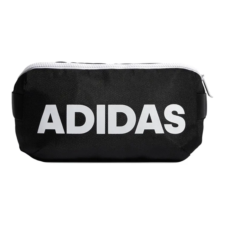 Adidas Polyester Crossbody Bags Fanny Pack Regular Unisex Black/White Logo-0